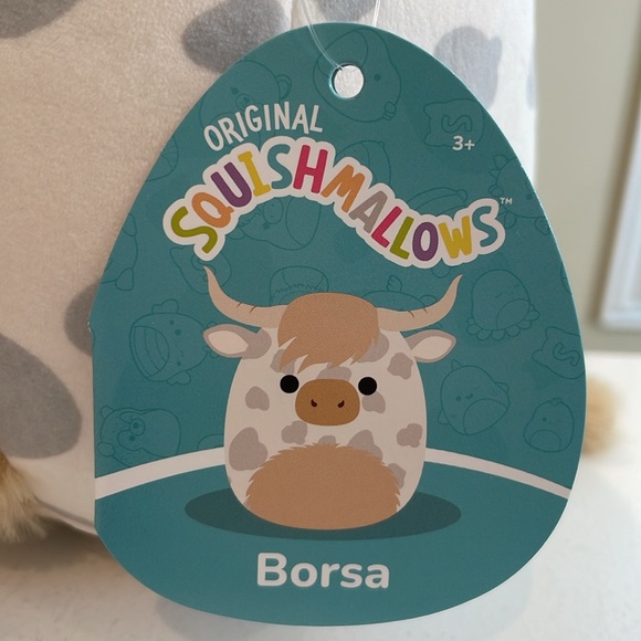 NWT 7.5”’Borsa the Highland Cow Squishmallow - Picture 3 of 4